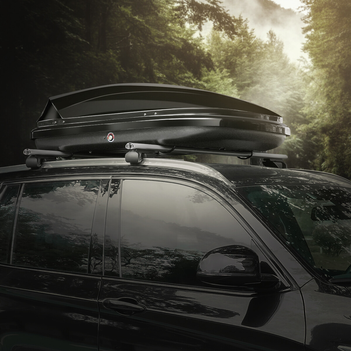 Waterproof Glossy Car Top Cargo Carrier Roof Storage Box