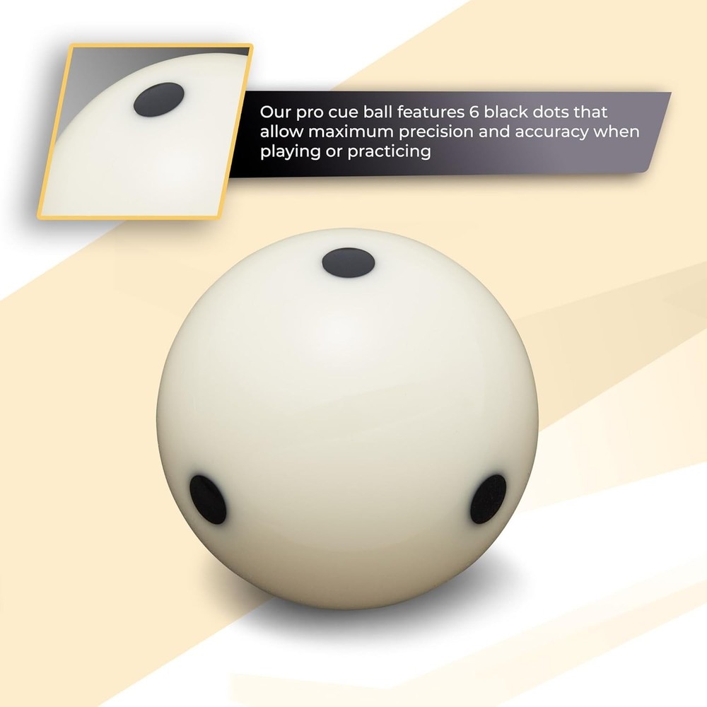 Precision Engineered Black Edition Pool Balls - Ideal Gift for Billiards Lovers