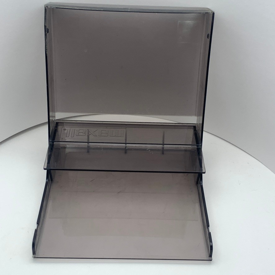 Vintage Maxell Floppy 5.25" Disc Disk Holder Case Dark