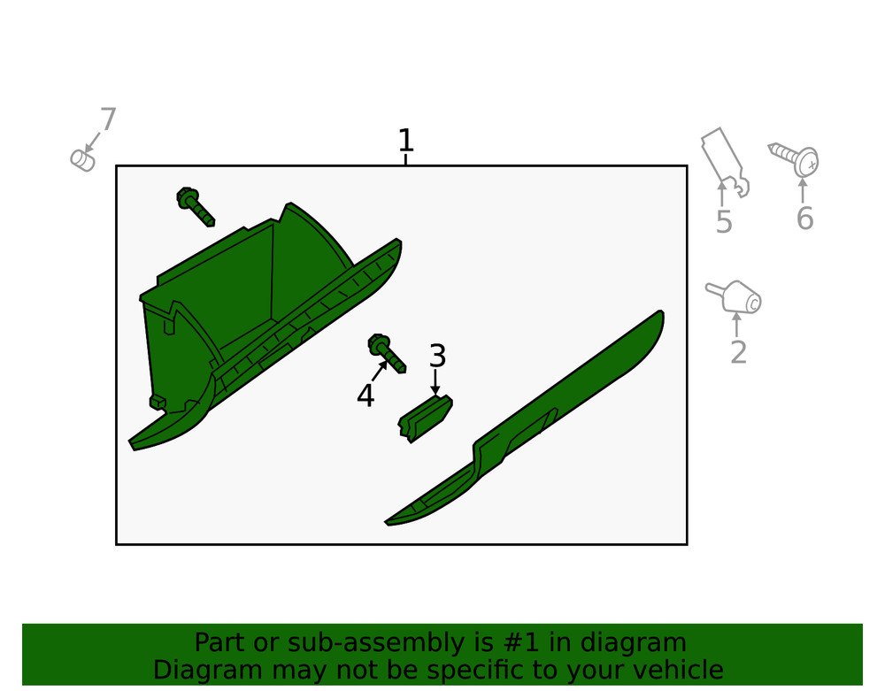 Genuine Mazda Glove Box Assembly GRF5-64-030-39