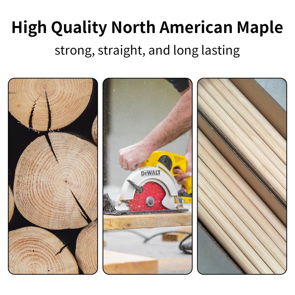 Drum Sticks, 2 Pair 5A Maple Drumsticks