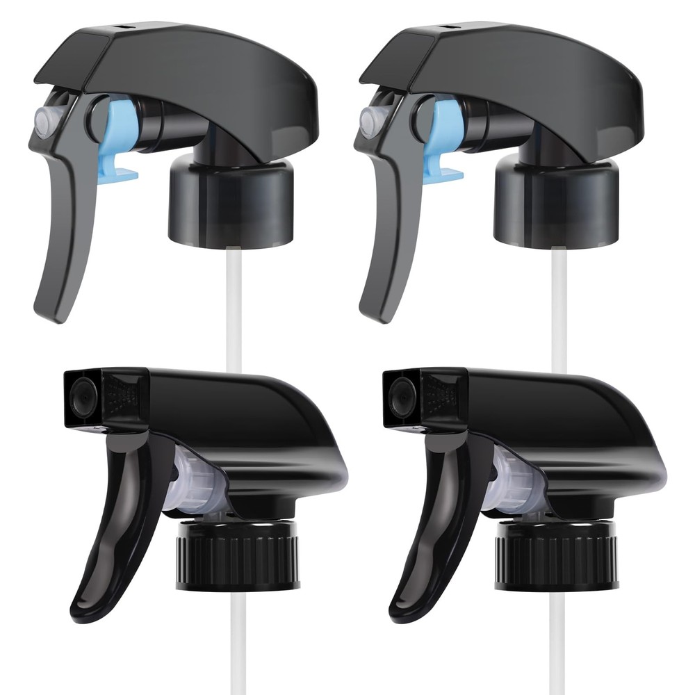 Spray Nozzle for Bottles, Bottle Replacement Trigger Black