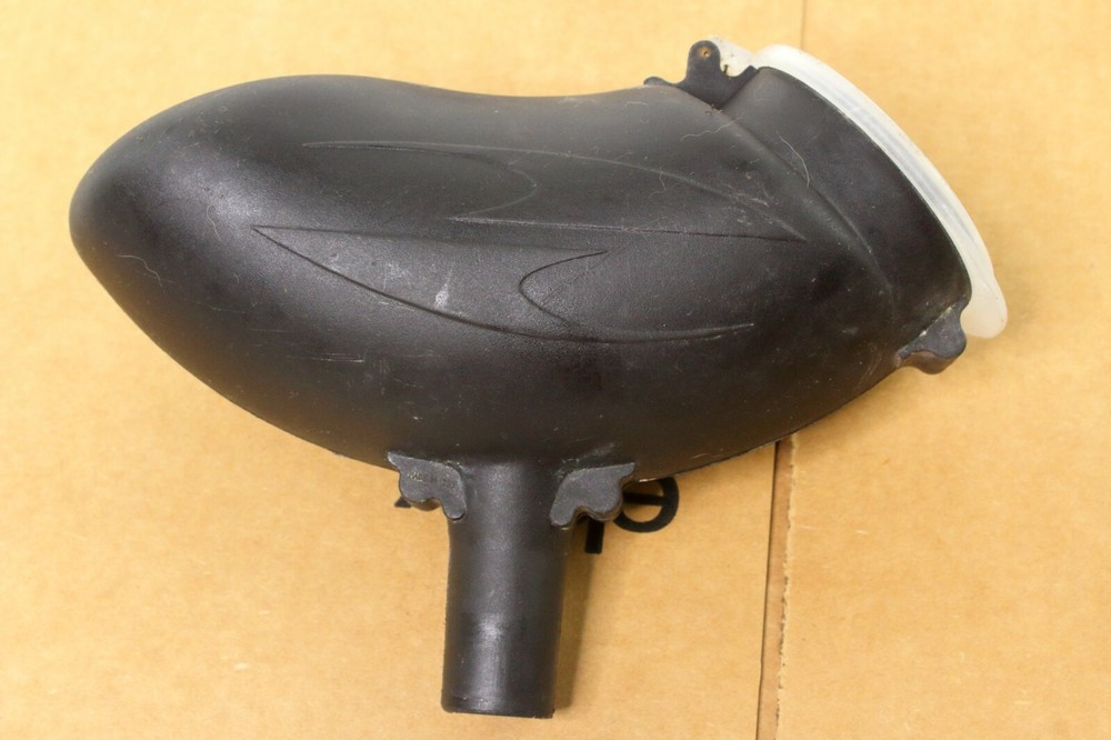 BRASS EAGLE PAINTBALL HOPPER BLACK FLIP TOP STANDARD SIZE