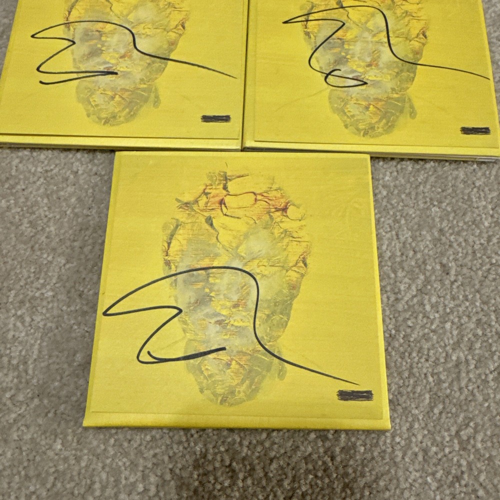 Ed Sheeran Subtract - CD with AUTOGRAPHED / SIGNED Insert