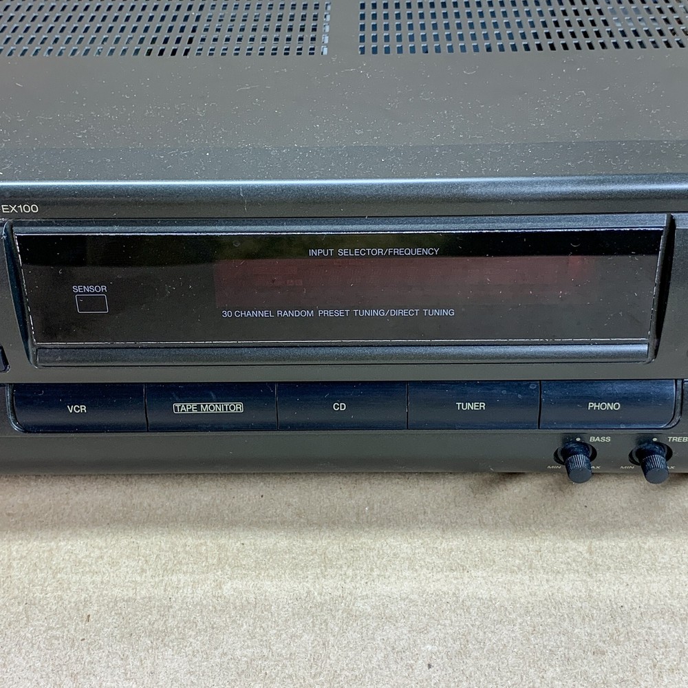 Technics SA-EX100 AV Control Stereo Receiver Amplifier Bundle with Remote Works