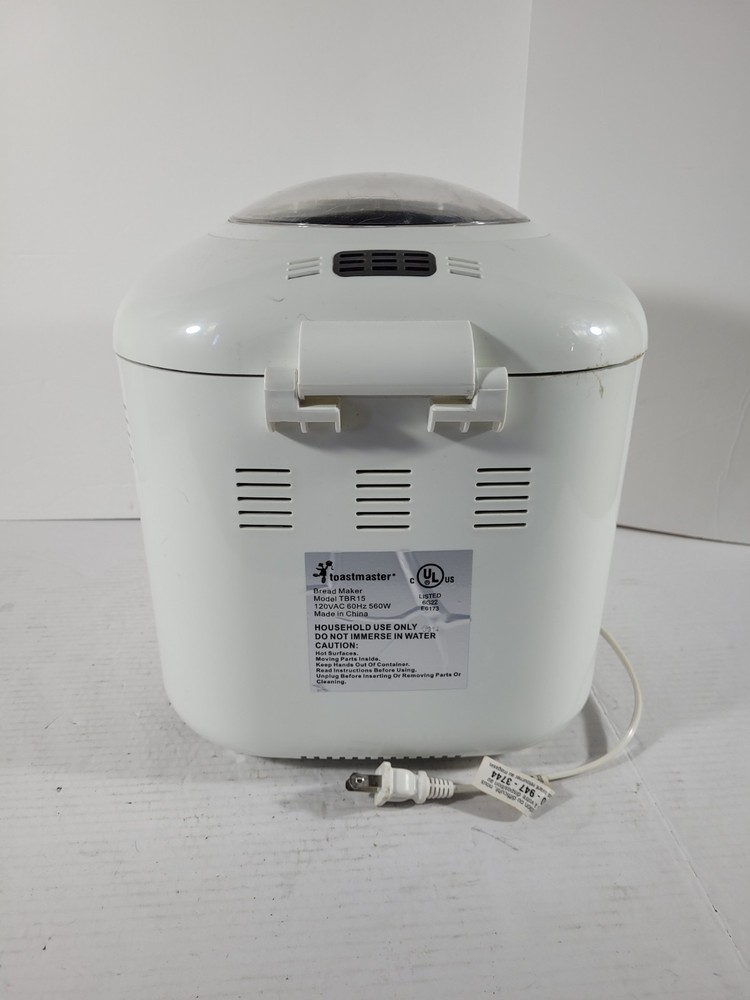 Toastmaster Automatic Bread Maker Machine – Model TBR15 - Tested Working