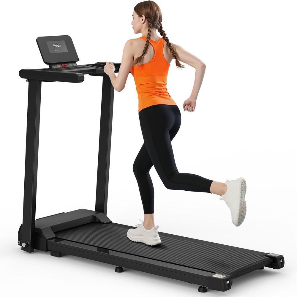 Foldable Under-Desk Treadmill For Home Use Remote-Controlled With LED Display