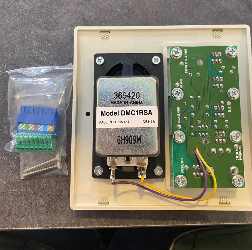 M&S DMC1RSA Remote Scan Room Station NEW, White Intercom