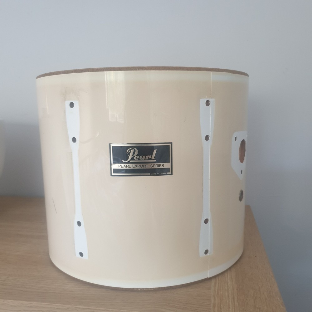 Pearl Export 12”x10” Rack Tom Drum Bare Wood Project Upcycle