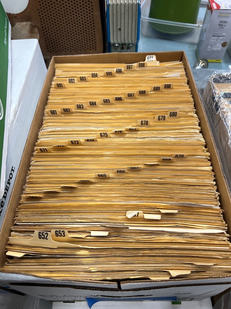 SAMS Photofact Folder Sets 648-699