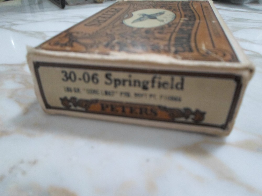 Peters 30-06 Springfield 180 Grain Core Lokt PTD Soft Point Empty Box