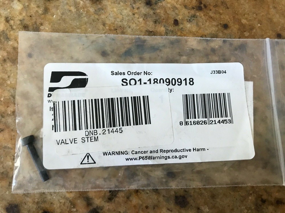 Dynabrade 21445, Valve Stem