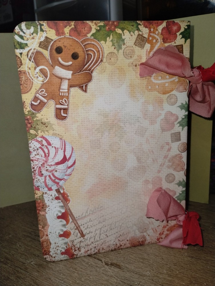 Gingerbread Junk Journal USA Seller Scrapbook
