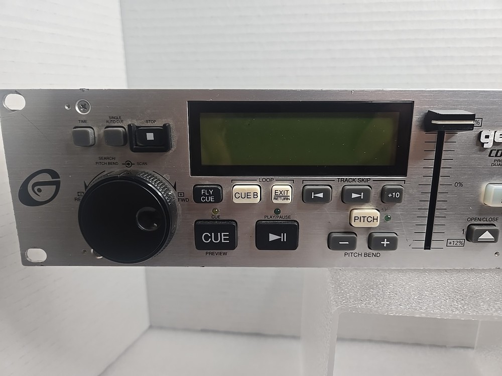 Gemini CDX-602 Dual CD Player Untested No CD Players Only The Top Part