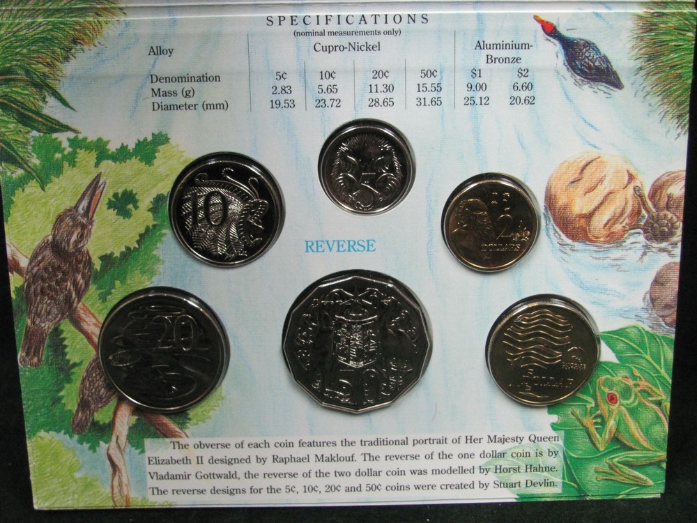 1993 Australia Uncirculated Mint Coin Set