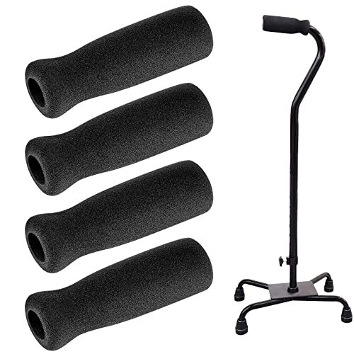 4Pcs Heavy Duty Foam Cane Handle Grip Replacement