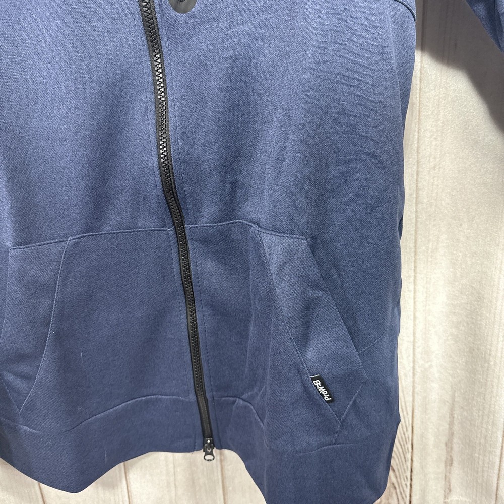Spyder Jacket Mens Medium Blue Full Zip Active