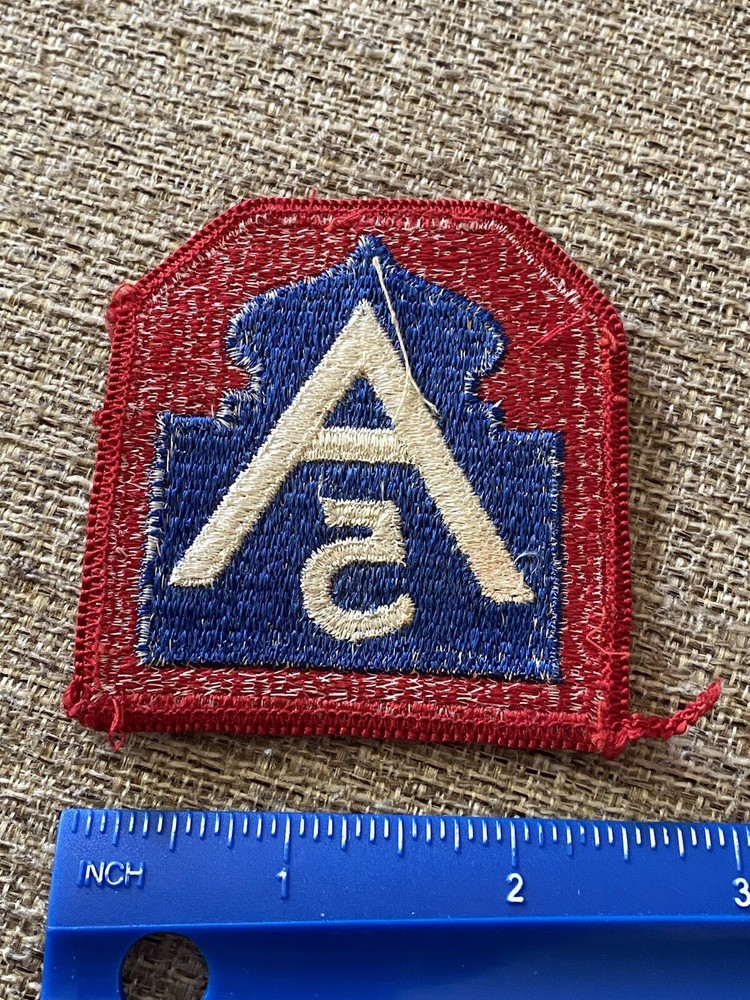 US Army ￼5th Army Patch A Castle INV7023