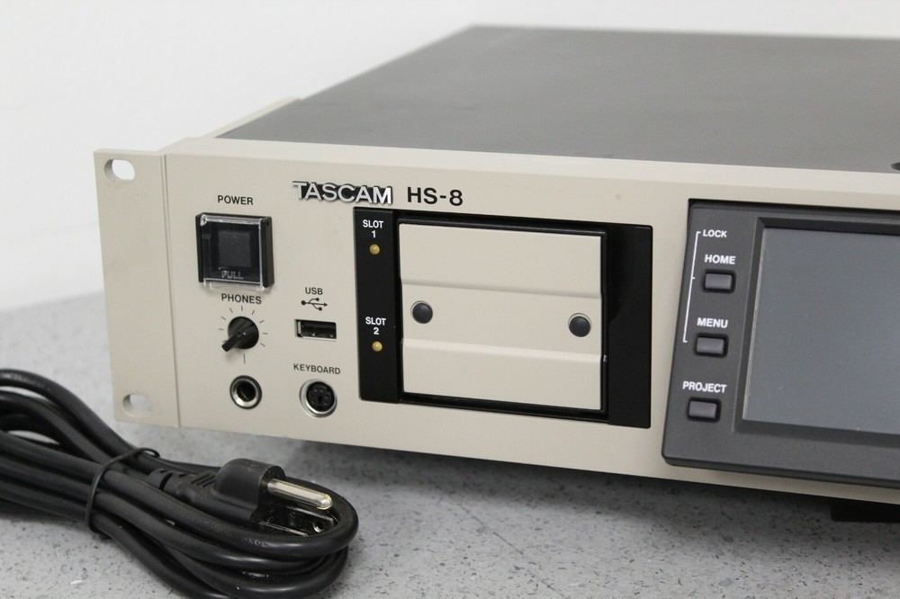 Tascam HS-8 8 Channel Solid State Rack Mounted Multi-Track Audio Recorder