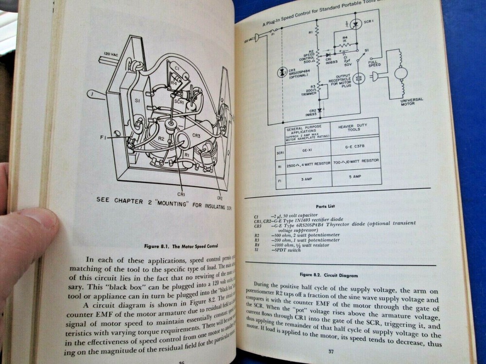 1963 GE Silicon Controlled Rectifier Hobby Manual Paperback First Edition