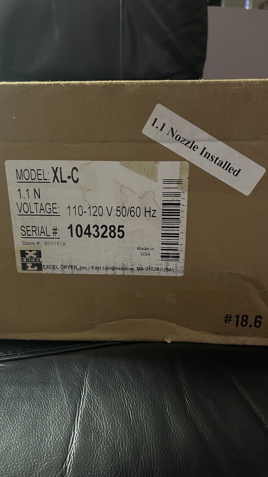 XLERATOR CHROME HAND DRYER XL-C NO TOUCH WALL MOUNT BATHROOM EXCEL XL SB METAL