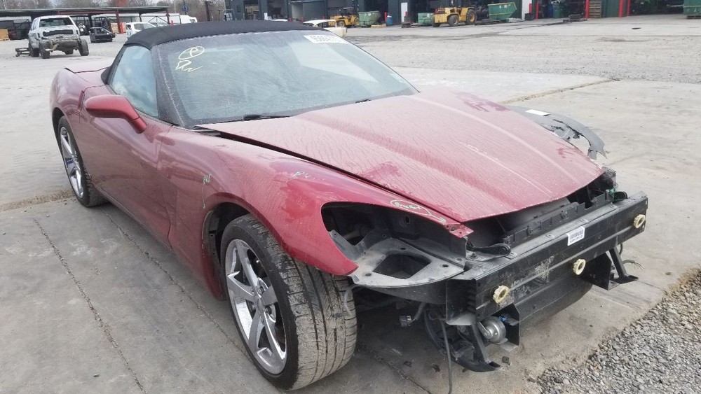 09 CHEVY CORVETTE C6 GLOVE BOX BLACK