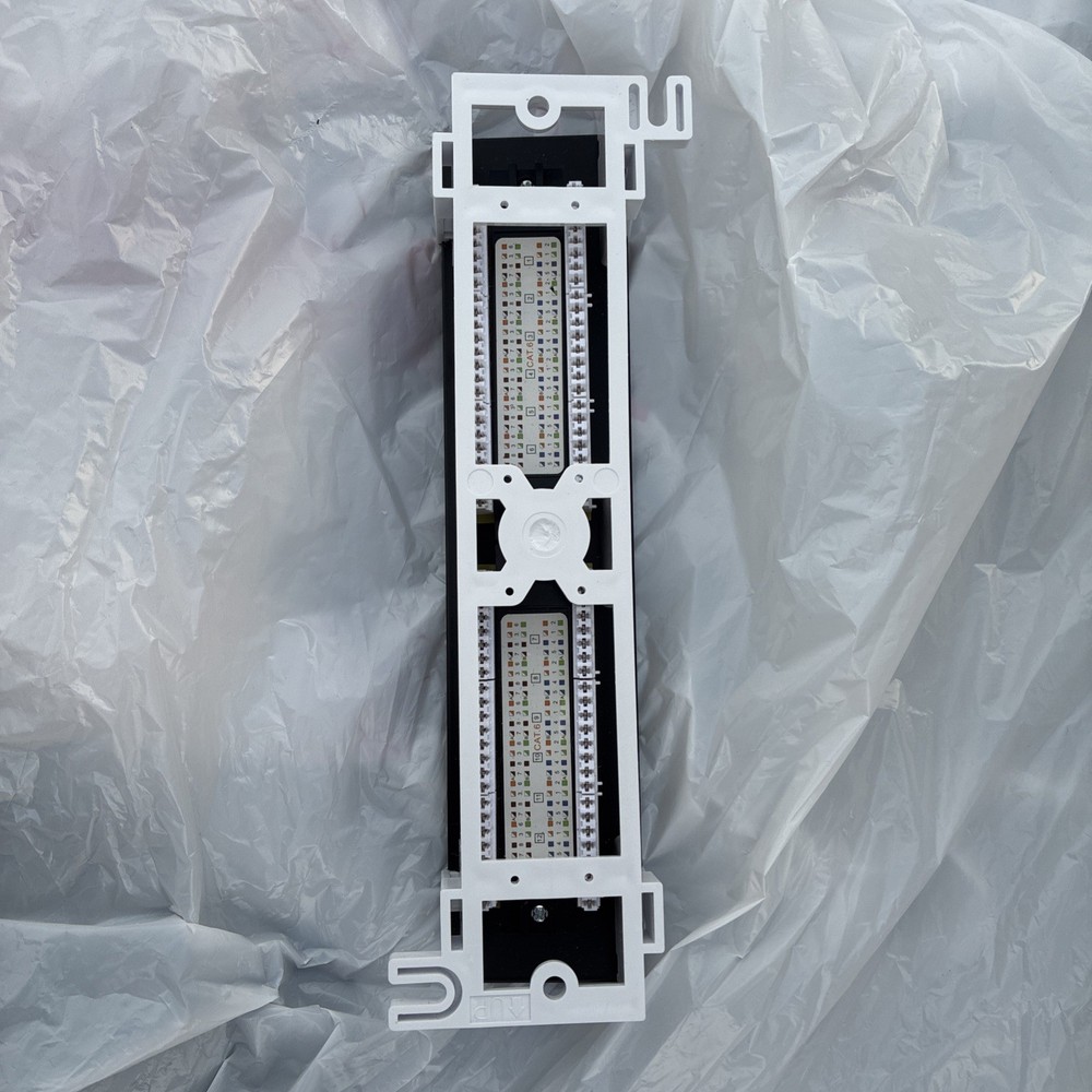 NEW CAT5e 12 Port Patch Panel RJ45 110 Network Mini Surface Wall Mount Bracket