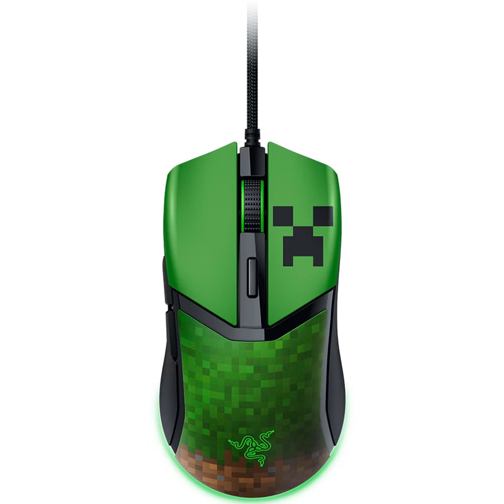 Razer Cobra Customizable Gaming Mouse - Minecraft Edition: Wired Precision
