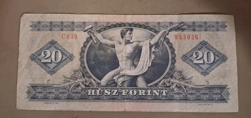 1975 Hungary 20 Forint Note