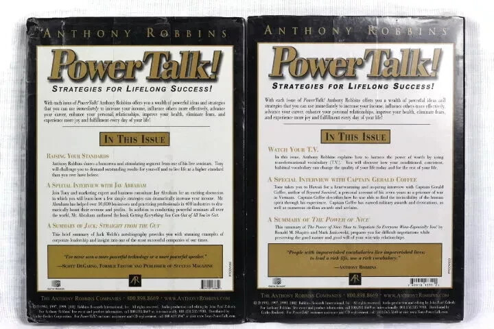 Anthony Robbins Personal Power Classic Edition & Power Talk Set