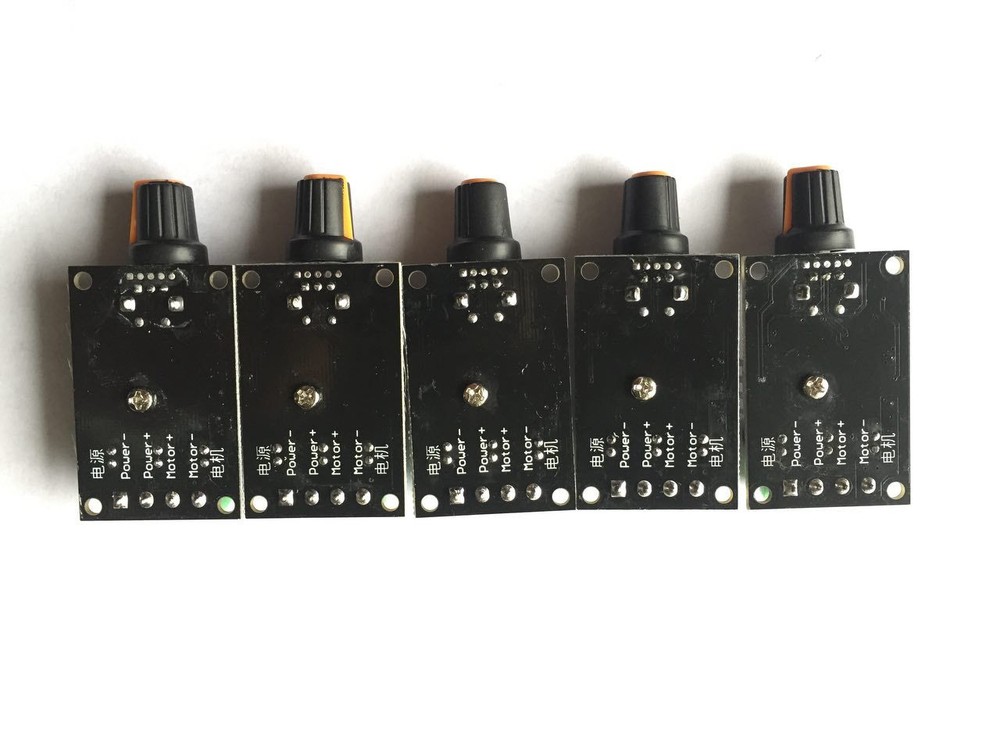 20 PCs Mini DC 6V/12V/24V/28V 3A PWM Motor Speed Regulator Controller Switch