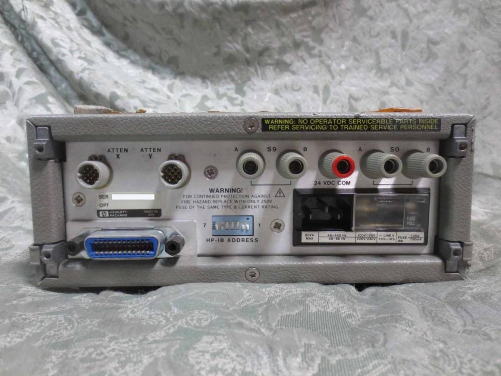 HP 11713A Attenuator Switch Driver Tested Working Power Cable Included