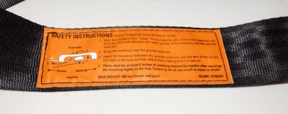 HSS QCS Quick-Connect Tree Strap Safety Harness Accessory Hunting