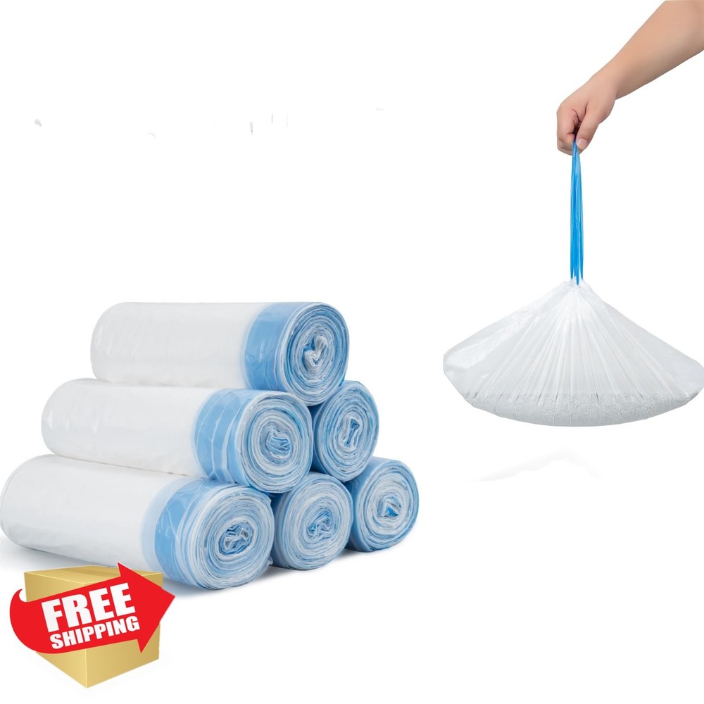 Cat Litter Box Replacement Bags 120 Count Dual Drawstring