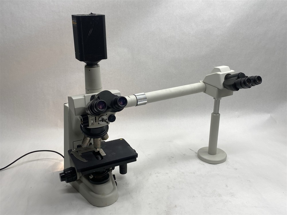 Nikon Eclipse 50i Microscope w/ Y-THS Dual Head Viewing + 4*Objective + Camera