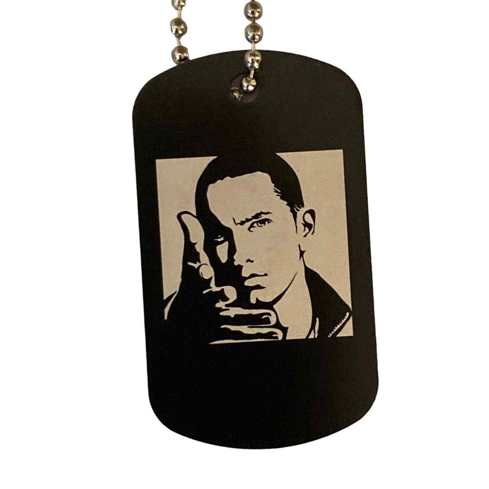 Eminem Engraved Pendant With Necklace