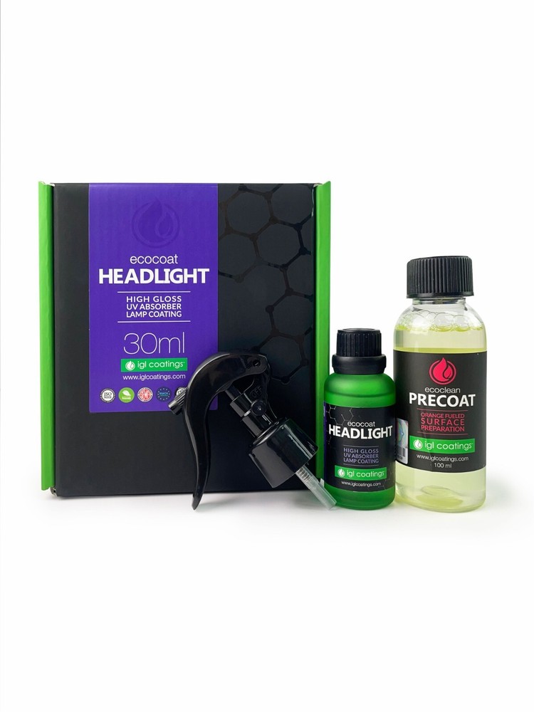 IGL Ecocoat Headlights, UV Asorber (30ml) Ultimate Headlight Coating