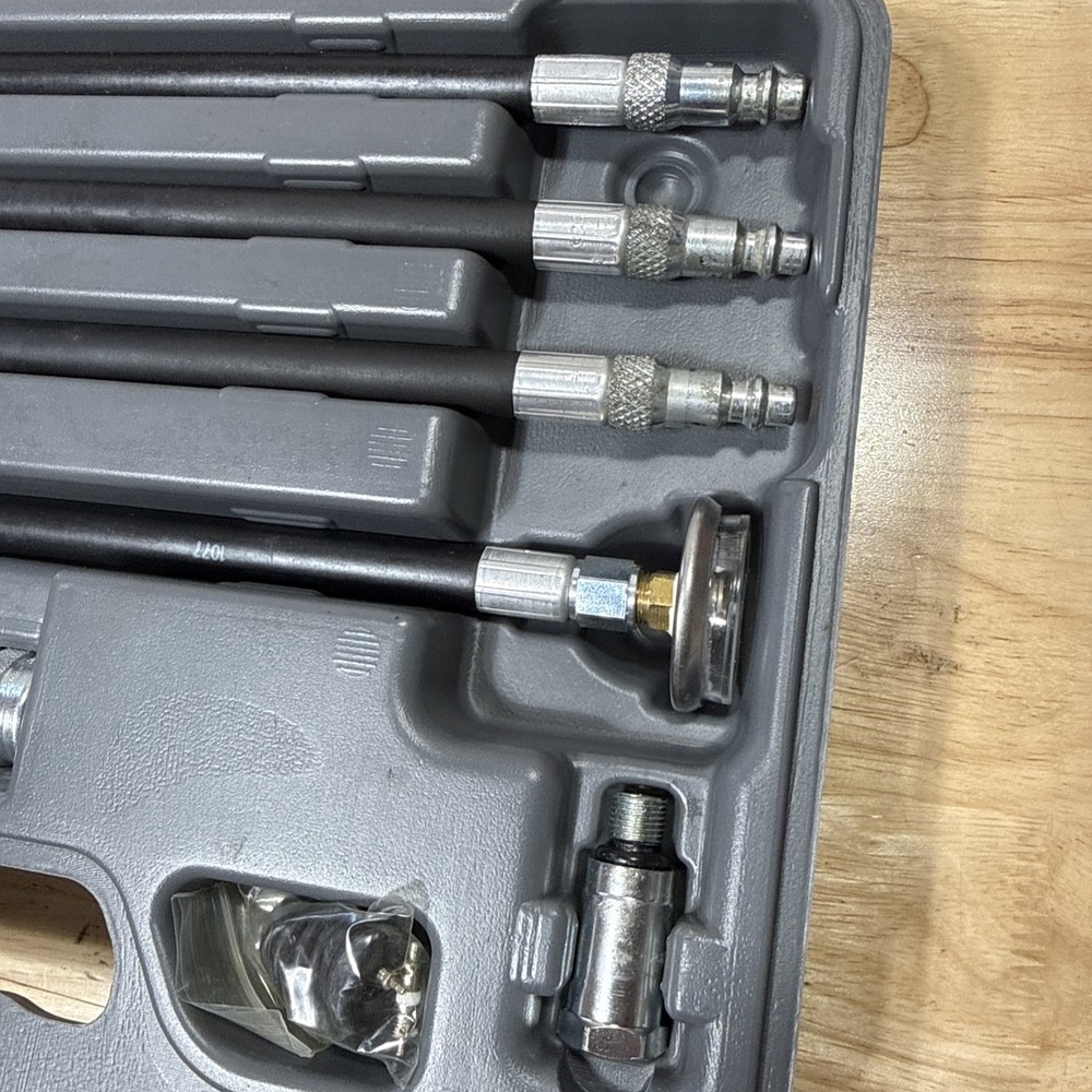 Lang TU-30A Compression Tester Set, Gasoline Engine Testing Kit with Adapters