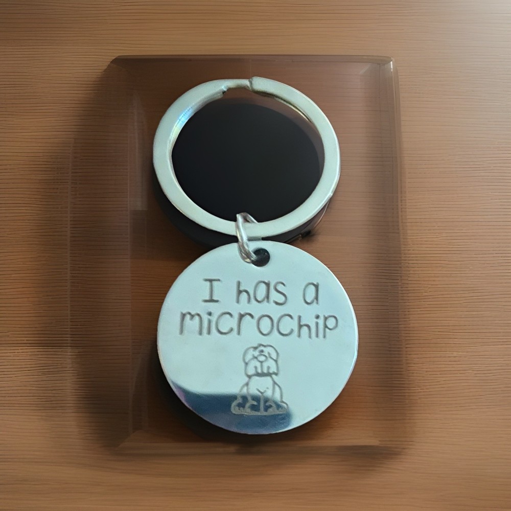 I Has A Microchip Dog Tag
