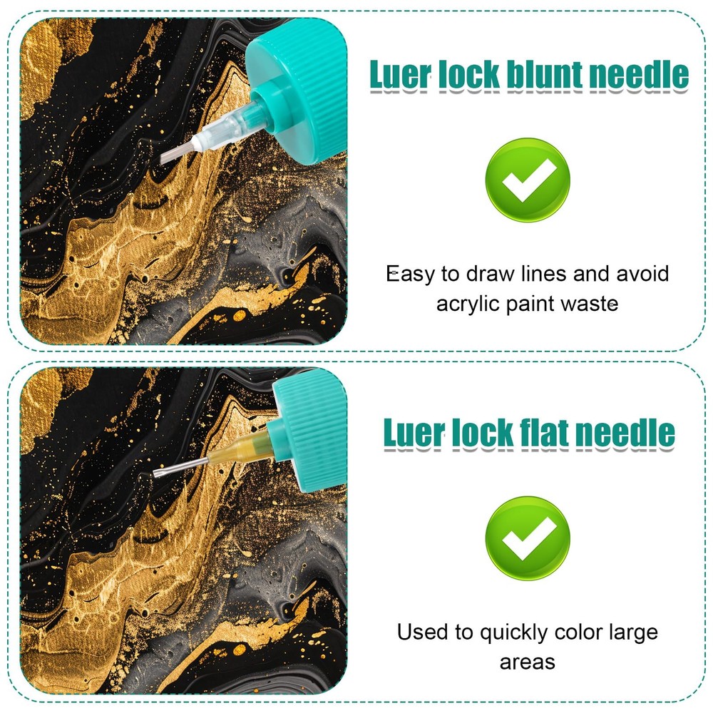 41pcs Precision Applicator Caps Set, Precision Tip Applicator Caps for 2oz Ac...