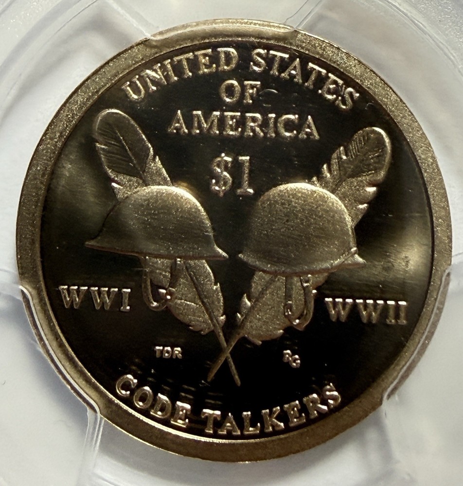 2016-S Enhanced Sacagawea "WARTIME CODE TALKERS" - PCGS SP69