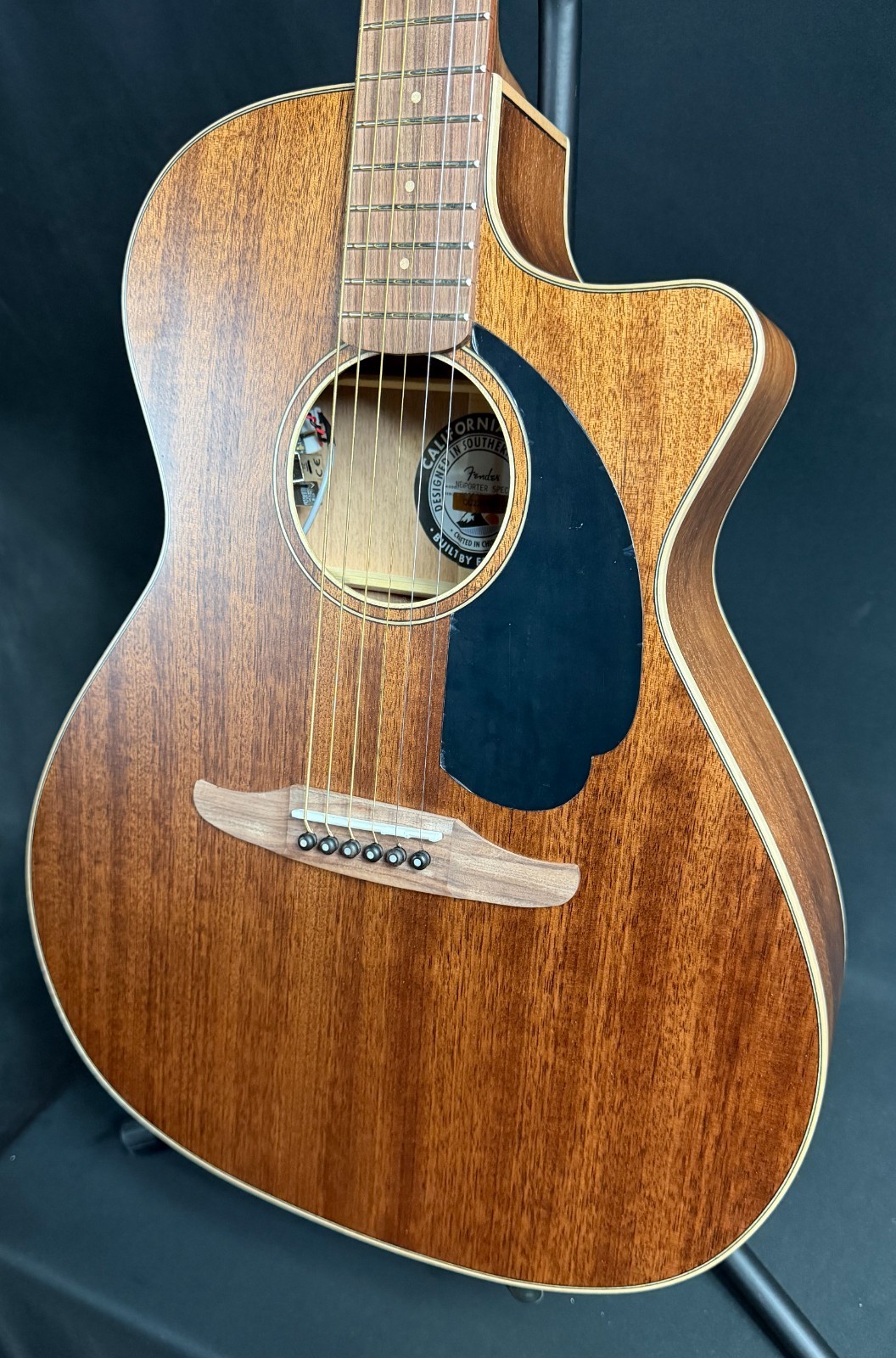 Fender Newporter Special Grand Auditorium Acoustic-Electric Guitar w/ Bag (061)