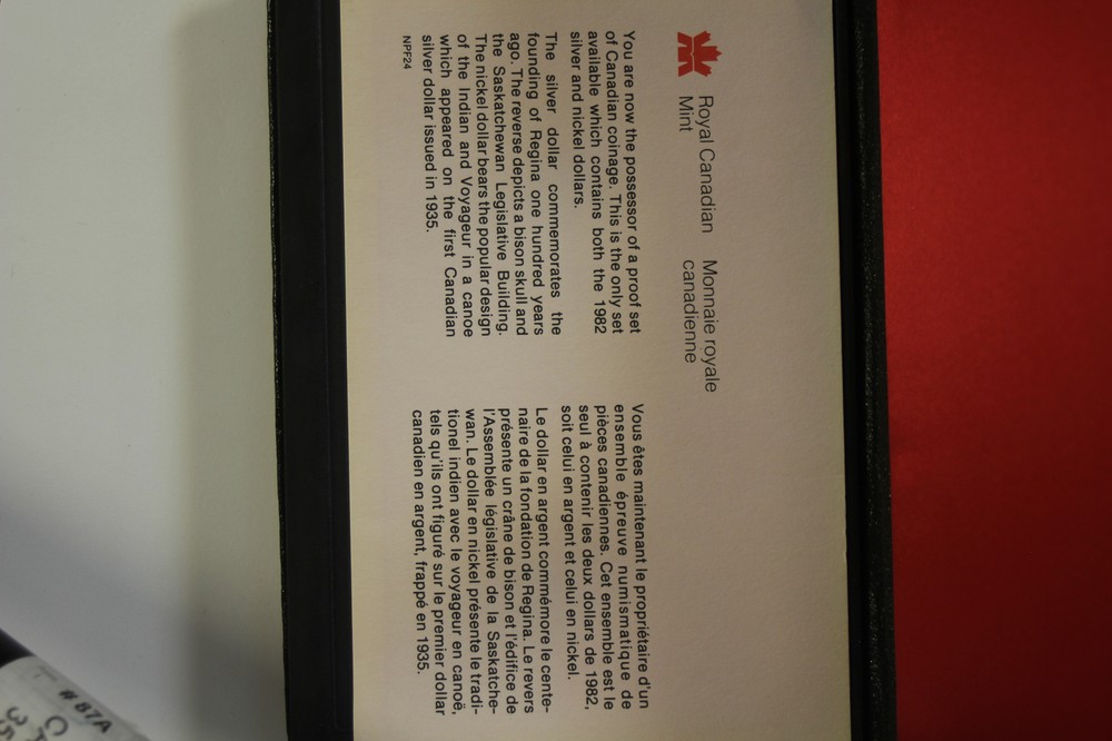 1982 Canada Double Dollar Set In The Original Package With COA (NUM5584)