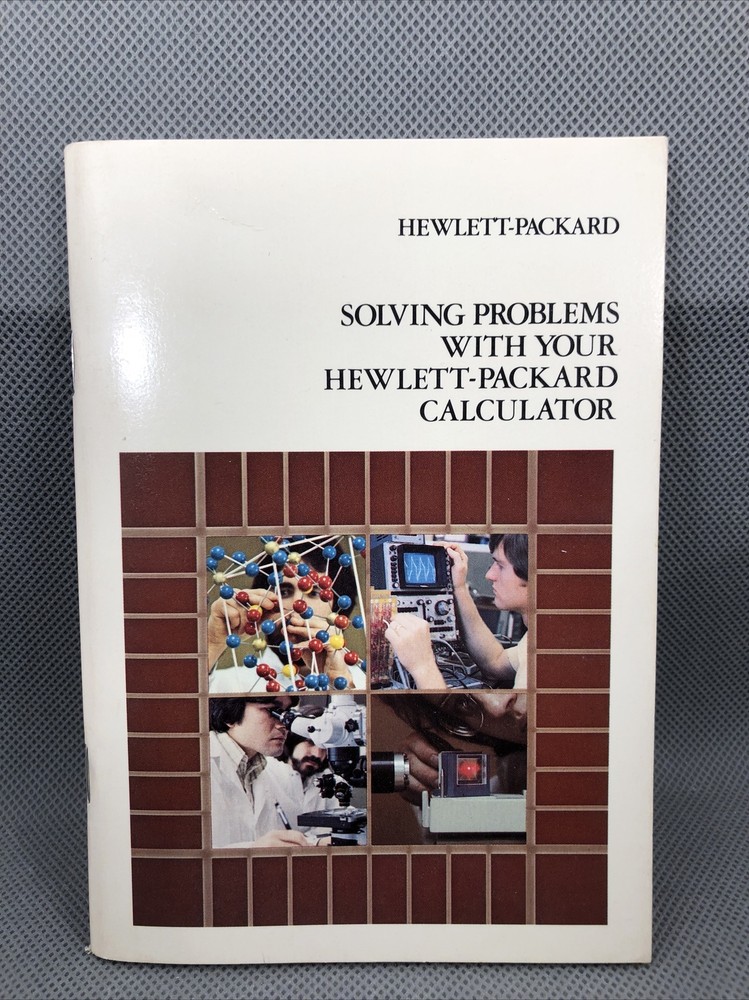 HP Solving Problems with your HP Calculator, Aril 1980 Printing, Excellent