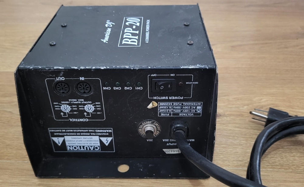 American DJ BPP-20 4 Channel Lighting Power Pack