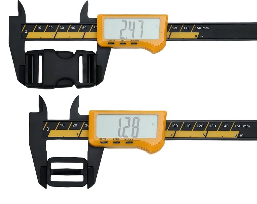 Heavy Duty Quick Release Buckles & Tri-Glides - Dual Adjustable Side Lock Cli...