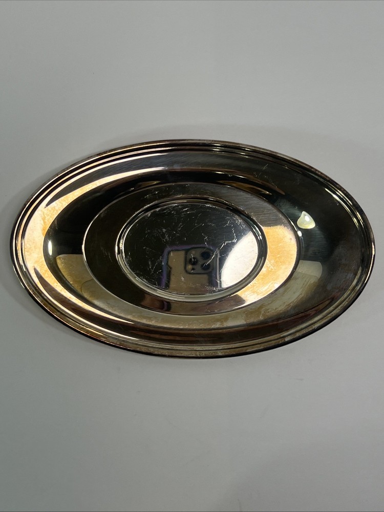 Vintage KENT Silversmiths Silverplate Gravy Boat With Underplate Tray