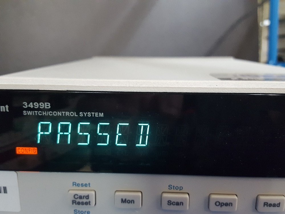 Agilent 3499B: Switch / Control System Main Frame (1408)