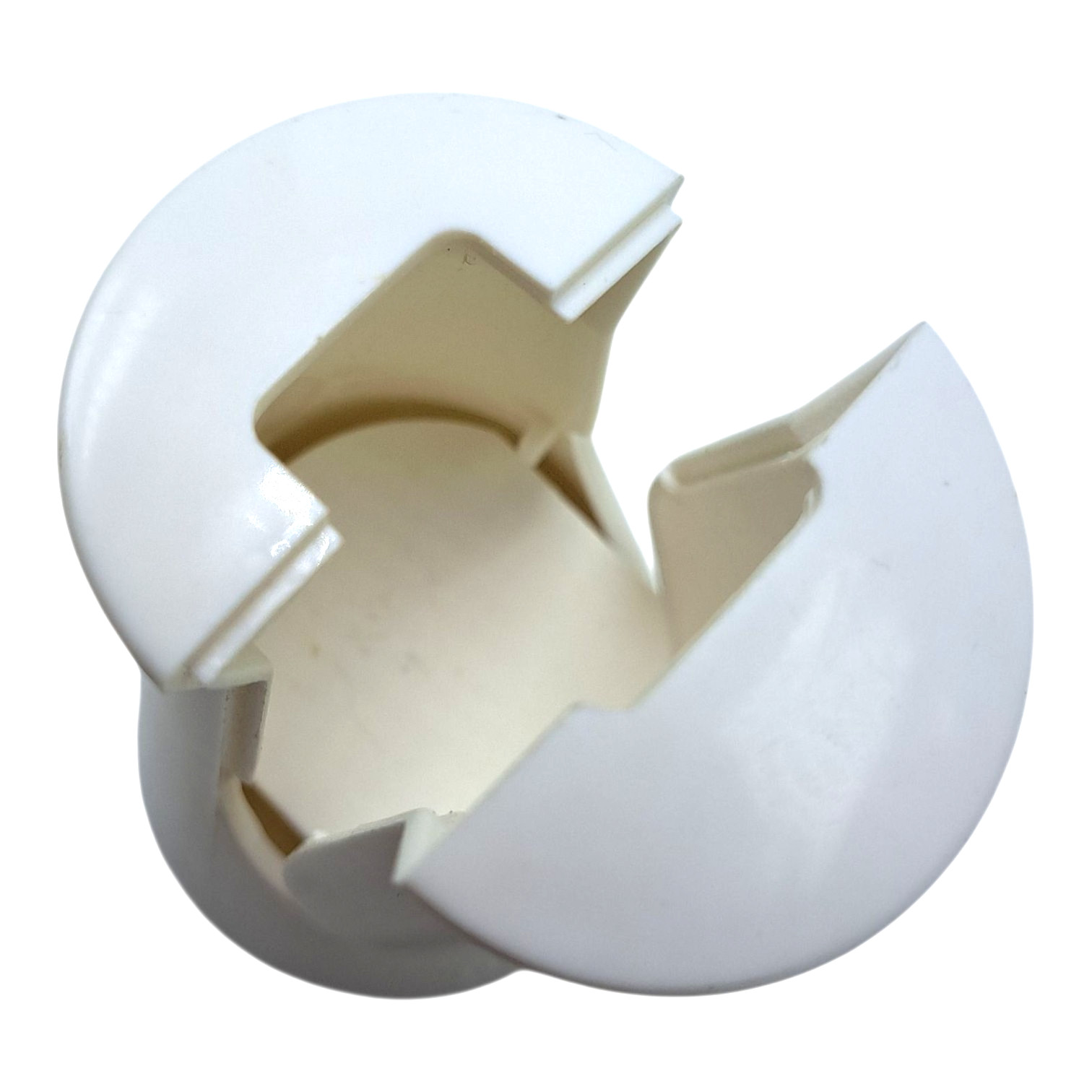 Vintage Weighted Tupperware Toothbrush Holder White New 2 1/2” Gadget Set of 4