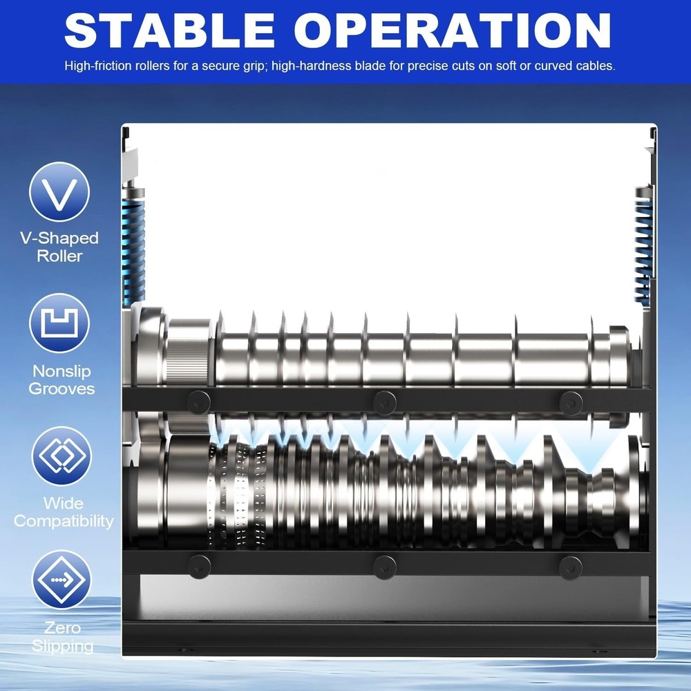 Electric Wire Stripping Machine, 11 Channel Automatic Wire Stripper for 0.08-...